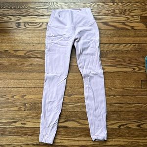 Lululemon High Rise Align Leggings 28” in Pink Peony Size 6